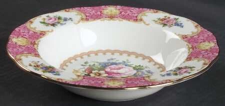 Royal Albert 8" Rim Soup Pasta Plate UK Made New