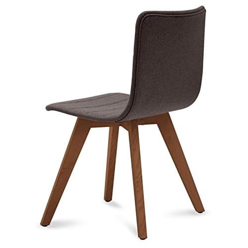 Domitalia Flexa Dining Chair in Flirt Brown and Walnut