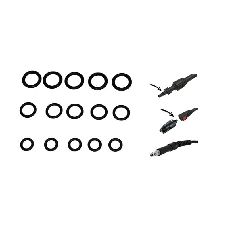 for Bosch AQT Pressure Washer O-Ring Seal Set Hose/Lance/Tool Qty=15 Oring 002775 Automation247