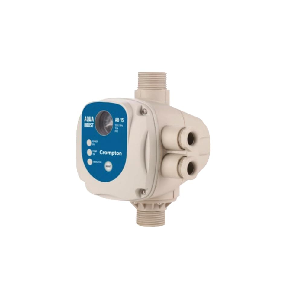 Crompton Automatic Pump Controller AB-15 | Smart Water Pump Controller for Motor Protection | Auto Start-Stop | Dry Run Protection | Energy Saving | Easy Installation | Reliable Performance