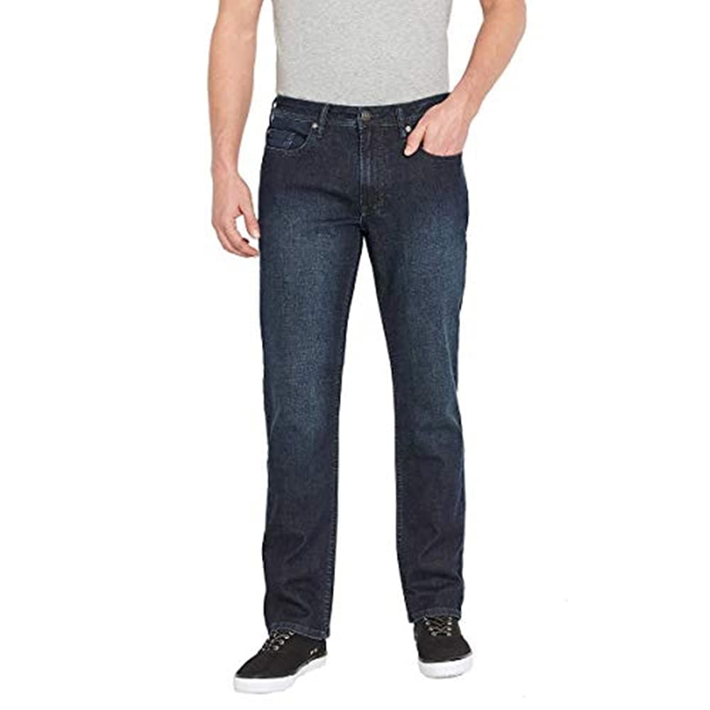 Buffalo David BittonMen's Jackson-X Straight Leg Blue Denim Jeans (32W X 30L)