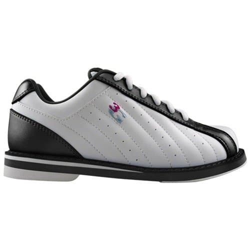 3G Kicks Unisex Bowling Shoes- Black/White 10.5 US