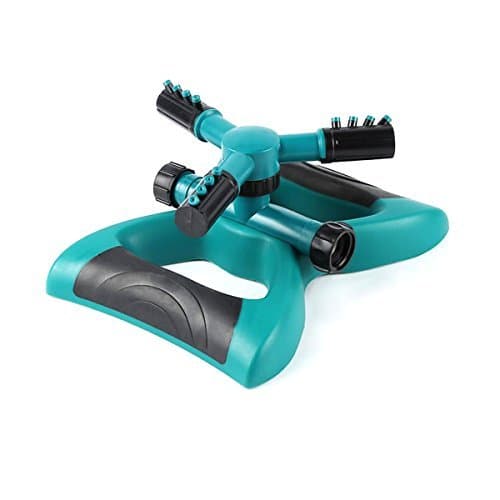 Leafgreen Lawn Sprinkler, 360 Rotating Adjustable Garden Sprinkler with 3600 SQ FT Coverage Premium Quality Lawn Irrigation System
