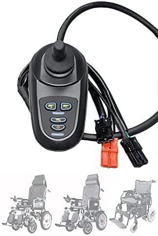 Smart Electric Wheelchair Joystick Controller 360° Free Steering Power Wheelchair Arm Joystick Waterproof Anti-Electromagnetic Interference