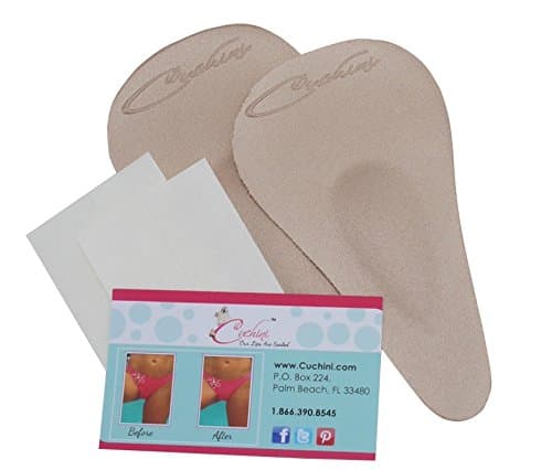 CuchiniAnti-dig Pads for Swimsuits and Pants! "Camel Toe Pad" Perfect for Bikini, Shorts, Yoga Pants, Etc. Beige, One Size, beige, Free Size