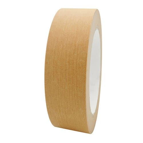 Self Adhesive Framing Brown Kraft Tape 50m in 25mm, 38mm or 50mm (38mm)