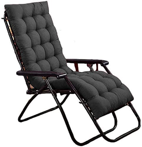 Mom's Moon Cotton Multipurpose Extra Long Rocking Chair Cushion For Outdoor And Indoor/Chair Pad-20 X 60 Inch Pack of 1 (Grey)