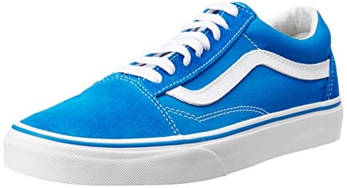 Vans Old Skool Suede Skate Shoes Imperial Blue/True White, Men's 5 Women's 6.5