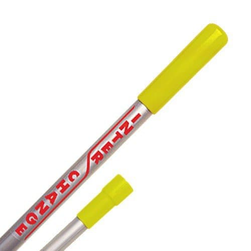 Syr Clean HAS124-YL Aluminium Interchange HD Handle, Yellow (Pack of 10)