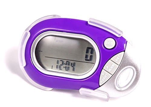 Pedusa PE-771 Tri-Axis Multi-Function Pocket Pedometer (Purple with Holster/B... by HRM USA