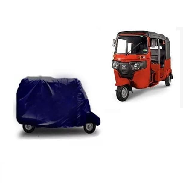- All Weather Water Resistant Universal Auto Rickshaw Cover for All Auto Rickshaw (AA131)