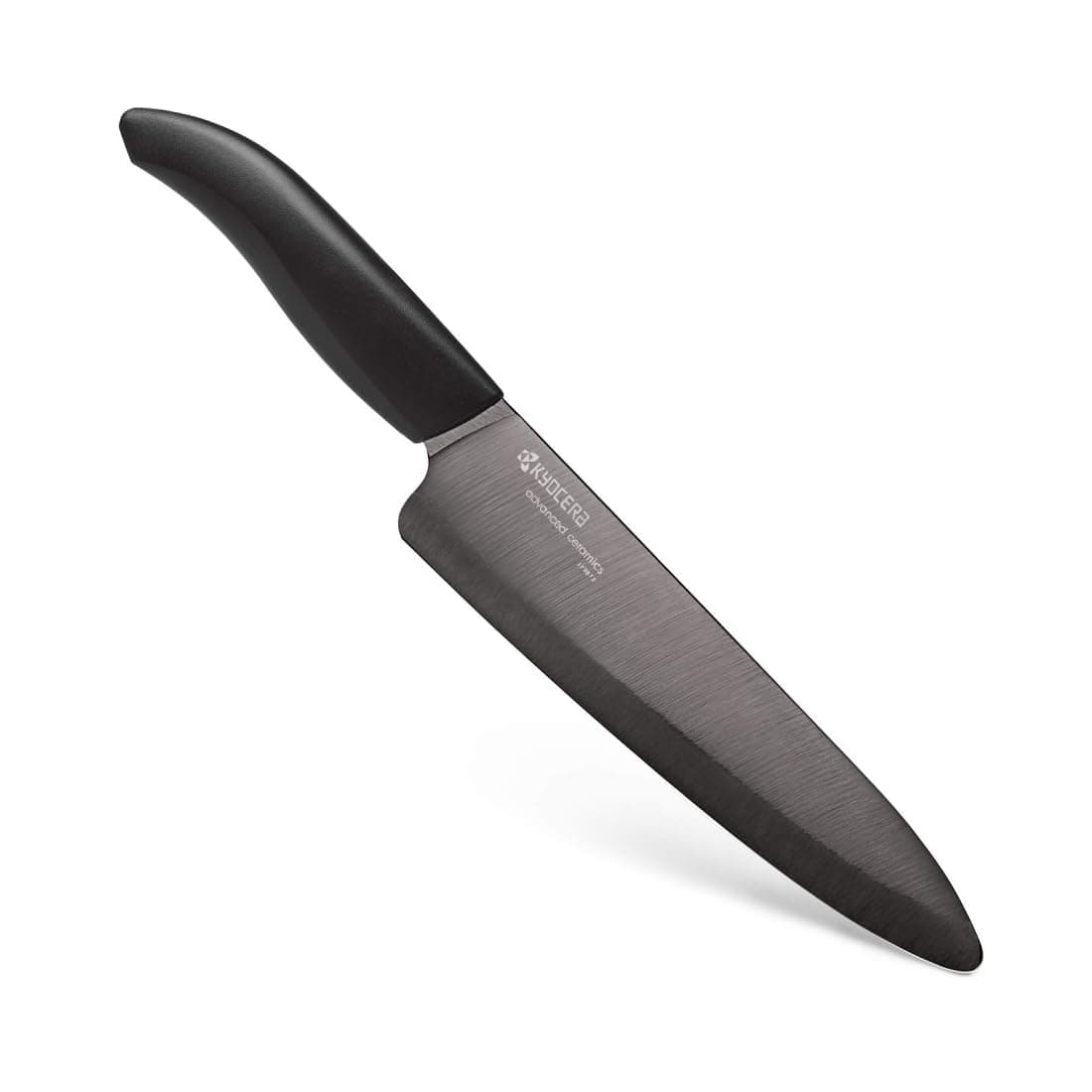 Kyocera’s Revolution Ceramic Revolution Series: 7” Professional Ceramic Chef Knife, Black
