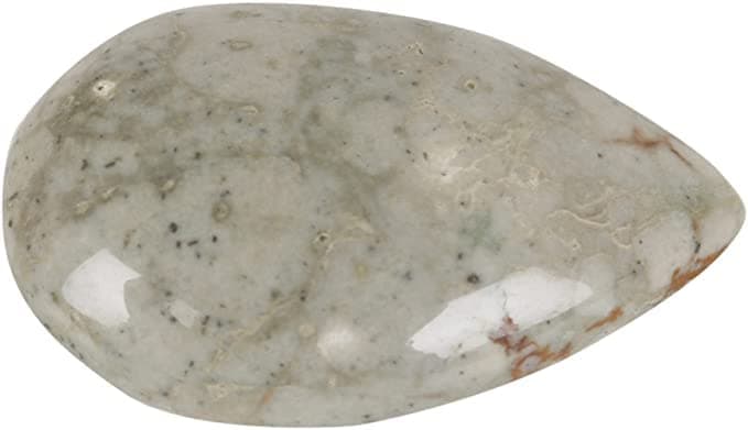 REAL-GEMS Natural Green Agate 16.5 Ct. Crystal Healing Pear Shape Loose Gemstone AXC-530, Small, Gemstone, agate