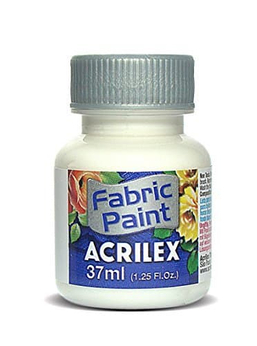 Acrilex 37 ml Matte Fabric Paint, Clear by Acrilex