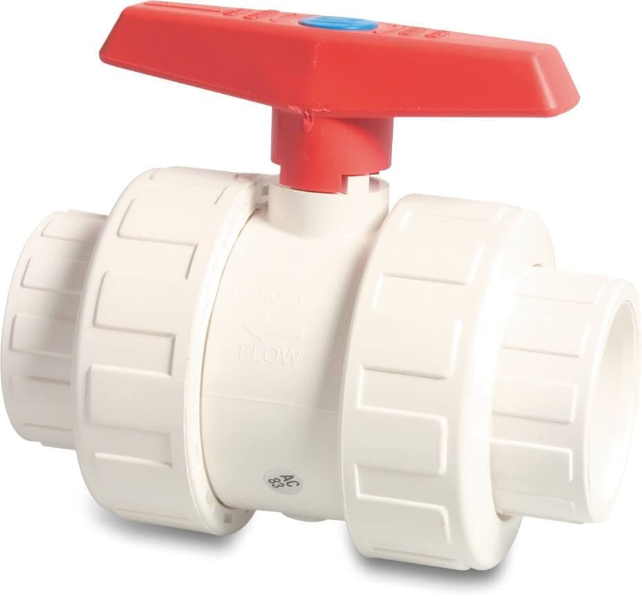 Cascade Pools SWIMMING POOL PIPE FITTINGS - 2" DOUBLE UNION BALL VALVE