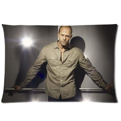 jason statham Zippered Pillow Cases Cover Cushion Case 20x30 (Two sides)