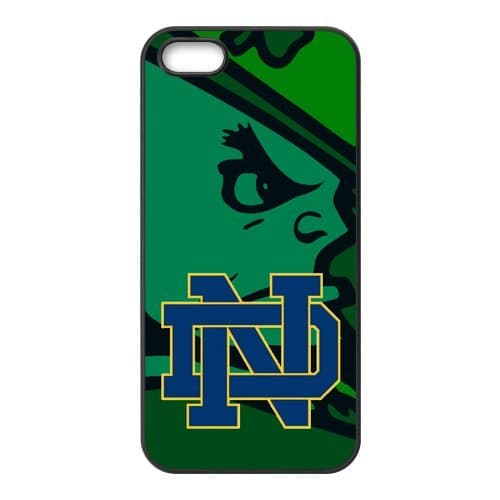 NCAA Notre Dame Fighting Irish Team Logo for iPhone5 or 5s Best Rubber Cover Case at Color Your Dream Mall