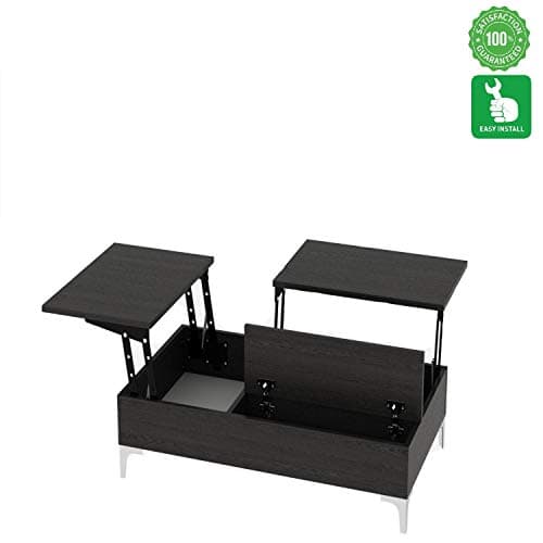 Evomax Modern Design Lift-Top Coffee Table Decor for Living Room Space Saving Living Room Lift Top Coffee Dining Table Modern Contemporary Dining, Computing & Crafting Furniture