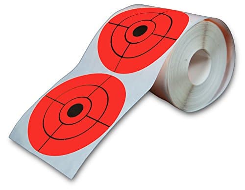 250 Target Roll - Florescent 3" Inch Adhesive Shooting Target Stickers - Big Dawg Targets