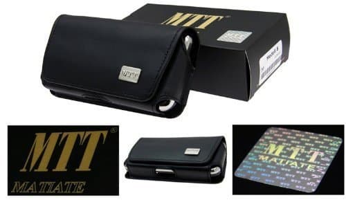 Original MTT Horizontal Leather Phone Case with Belt Clip and Safety Loop for Caterpillar Cat B100 *