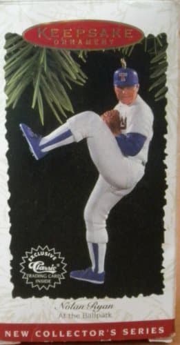CLEARANCE Hallmark Keepsake Nolan Ryan at the Ballpark Christmas Tree Ornament New Collector's Series by PS Christmas Decorations
