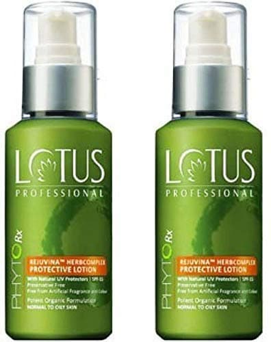 Lotus Herbals Professional Phytorx Rejuvenates Herb Complex Protective Body Lotion, 100 ml Pack of 2 for All Skin Types