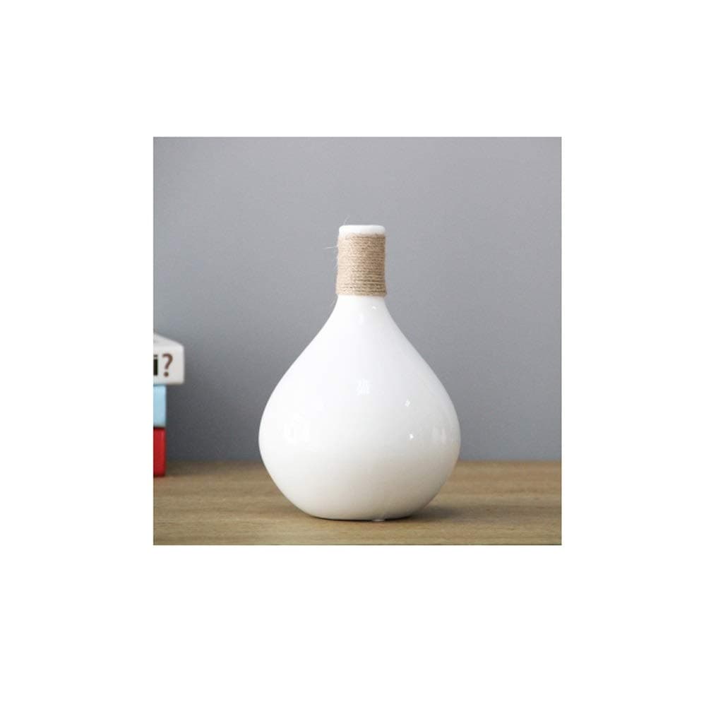 JSFQ Chinese Ceramic Plum Vase, Living Room, Fashion Decoration, Home Decoration vase (Size : B high 22CM)
