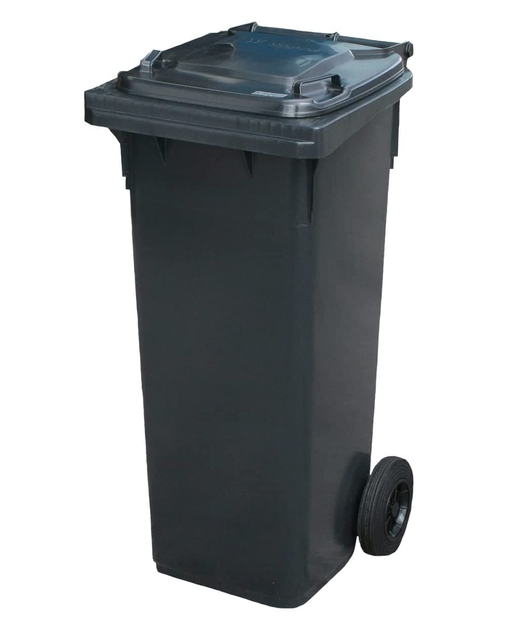 Grey 140 ltr Wheelie Bin - Mid Size Household Wheelie Bin (For Many Councils) - Tough & Durable - For All Your Outdoor Rubbish & Recycling - EN840 Certified & Tested