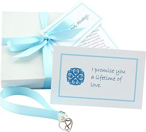 50 Promises. Handmade Godchild Gift with Choice of 925 Sterling Silver Charm.
