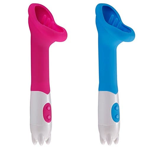 SanHype TM 12 Speed Clit Pump Silicone Oral For Women [blue]