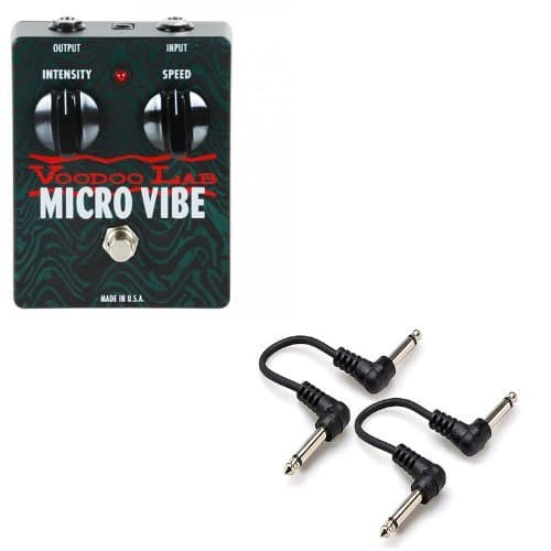 VOODOO LAB Micro Vibe 1968-UniVibe Effect Pedal w/ 2x 6" Patch Cables