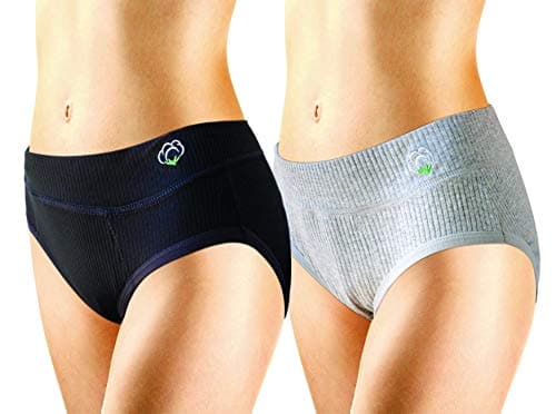 New 2 Pack ~ Tampon Free & Pee-Proof ~ Cotton ~ Menstrual Panties, Absorbent Panties
