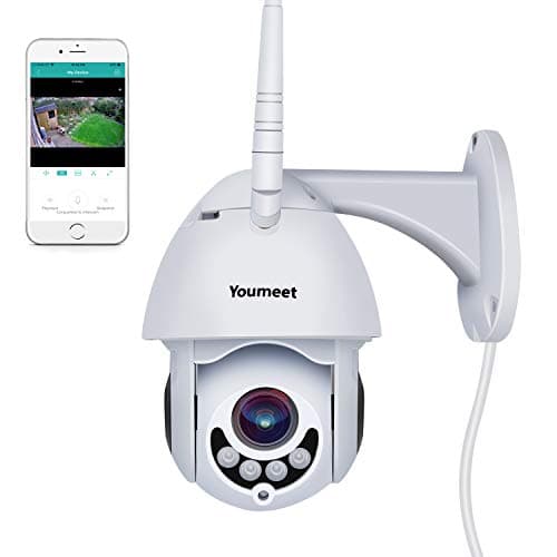 Outdoor Camera WiFi, Youmeet 1080P Motion/Sound Detection WiFi Security Cameras,Two Way Audio WiFi Camera Outdoor,Night Vision Wireless IP Camera, Works on Smart Phones (SD Card Included)