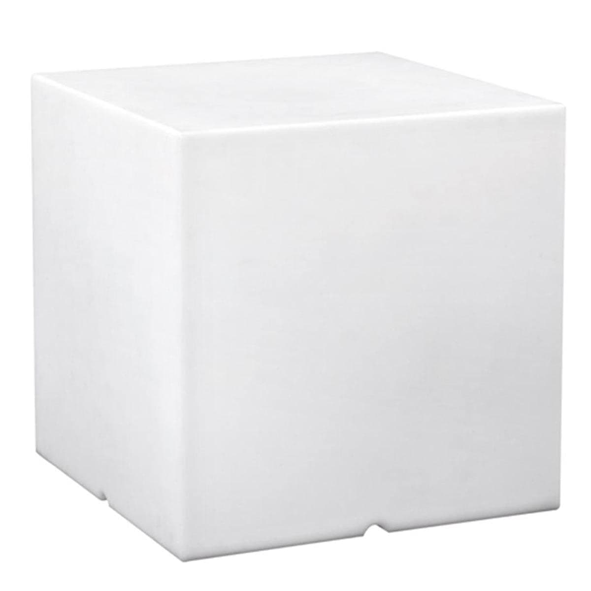 Lumisky 303114 Contemporain Cube Luminex avec Ampoule à Economie d'Energie E27 Fournie Polyéthylène Epais Blanc 40 x 40 x 40 cm