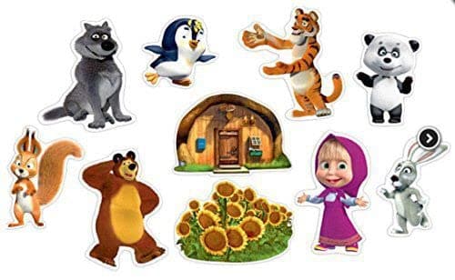 APM Cartoon Sticker Wall Sticker Fully Waterproof Vinyl self Adhesive for Living Room, Bedroom, Office, Kids Room 12X18 inches (MB4)