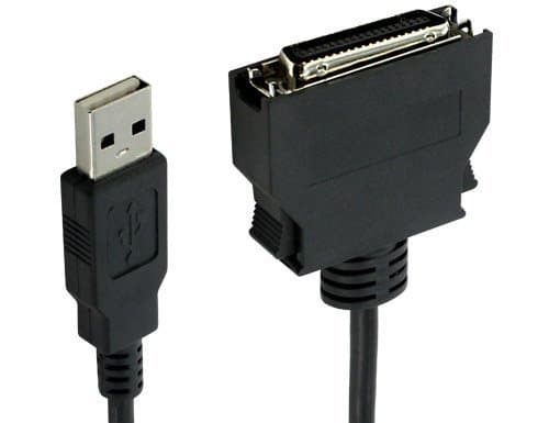 Sewell USB to Mini Centronics Cable, 5 ft.
