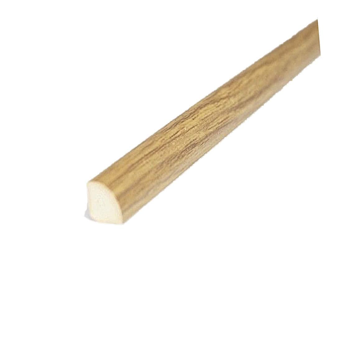 TMW Profiles 13mm uPVC Quadrant Trim - Oak- Gap-Filling Edge for Windows & Doors – Neat Finish, 1m Long (Oak)