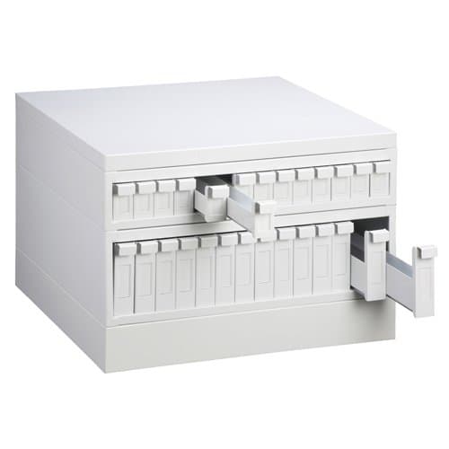 Deltalab DS10 Laboratory Storage Cabinet, Modular Microscope Slide Drawers