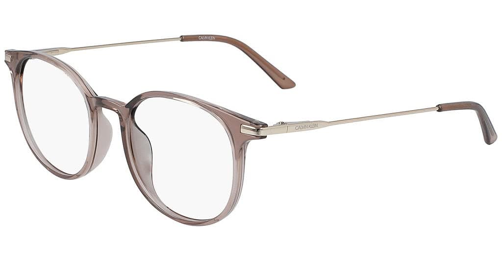 Calvin KleinCK20704 269 47Crystal Brown Round Unisex Eyeglasses