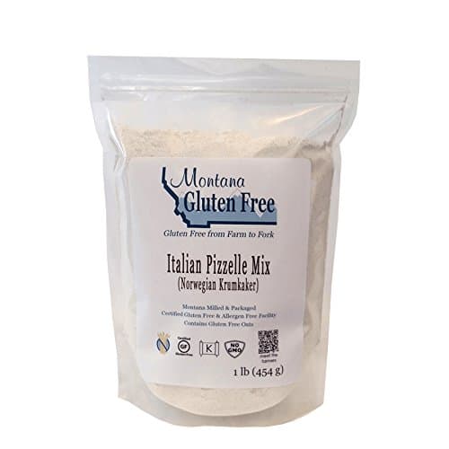 Montana Gluten Free Pizzelle/Krumkake Mix, 1 Pound