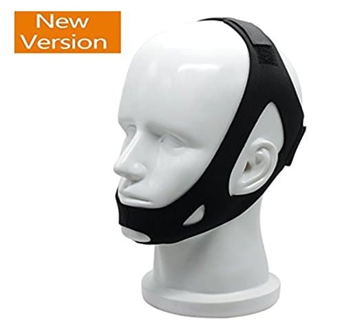GLAMSVILL Anti Snoring Devices Aid, Snore Stopper Soft Adjustable Chin Strap for Women Men