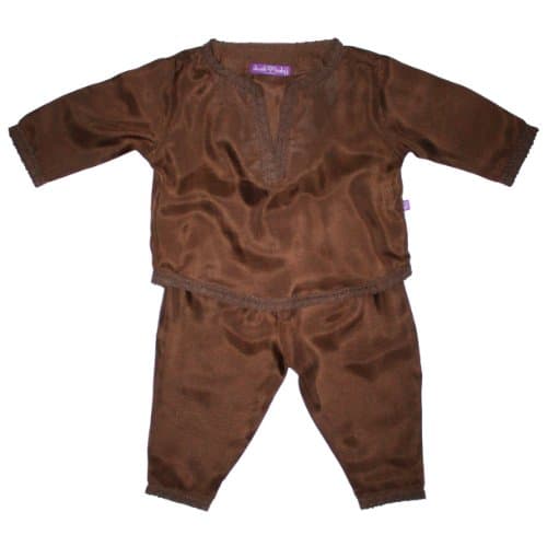 Boys' Indian Infant Outfit - 100% Silk - 0-12 Months