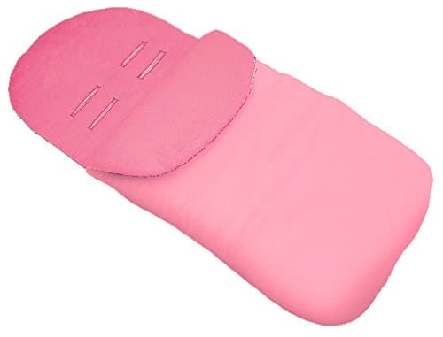 Universal FOOTMUFF Baby Cosy Toes Fit All Pushchair Buggy Car Seat Plain Colour_Light Pink