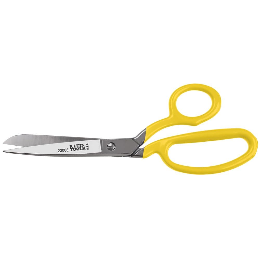 23008 Premium Forged Heavy Duty Bent Trimmer Scissors, Made in USA, 8-Inch Multipurpose Durable Household Scissors, Perfect for Kitchen, Sewing, Crafts, Office