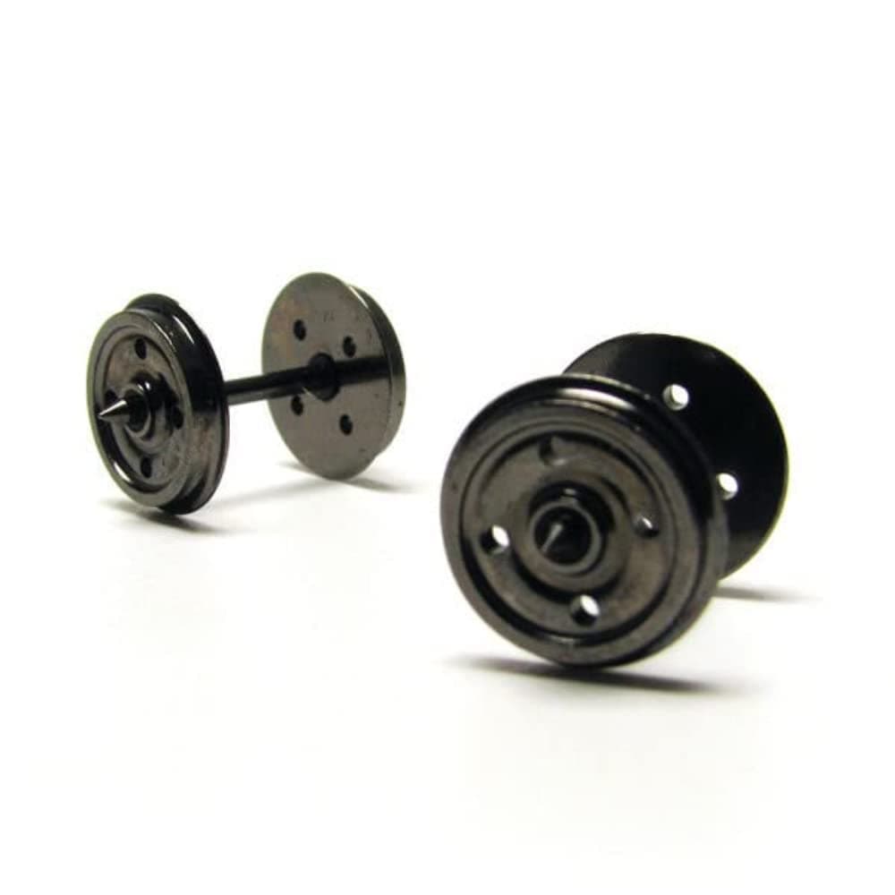 Hornby R8234 14.1mm Disc Wheels - 4 hole - Spare Parts and Train Accessories for Hornby OO Gauge Model Railway Sets, Coupling and Modelling Tools - Disc Wheels (Pack of 10), Scale 1:76