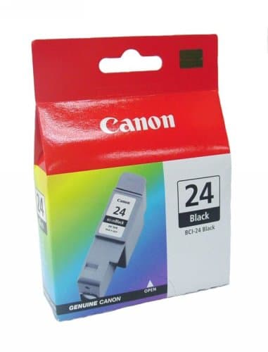 BCI-24 BLACK INKJET CARTRIDGE TWIN PACK