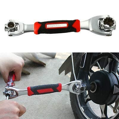 Tahera 48 in 1 Multifunctional Universal Adjustable Socket Wrench Spanner Tool with 360 Degree Rotating Head. Hand Tool Kit Set for Home,Bike and car Repair.