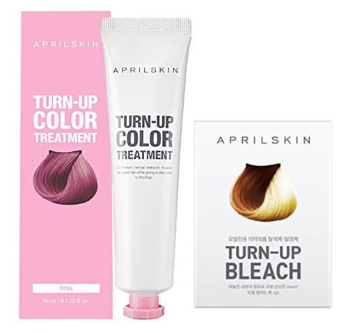 [APRILSKIN] TURN-UP COLOR TREATMENT(PINK) * 2each & TURN-UP BLEACH *2each