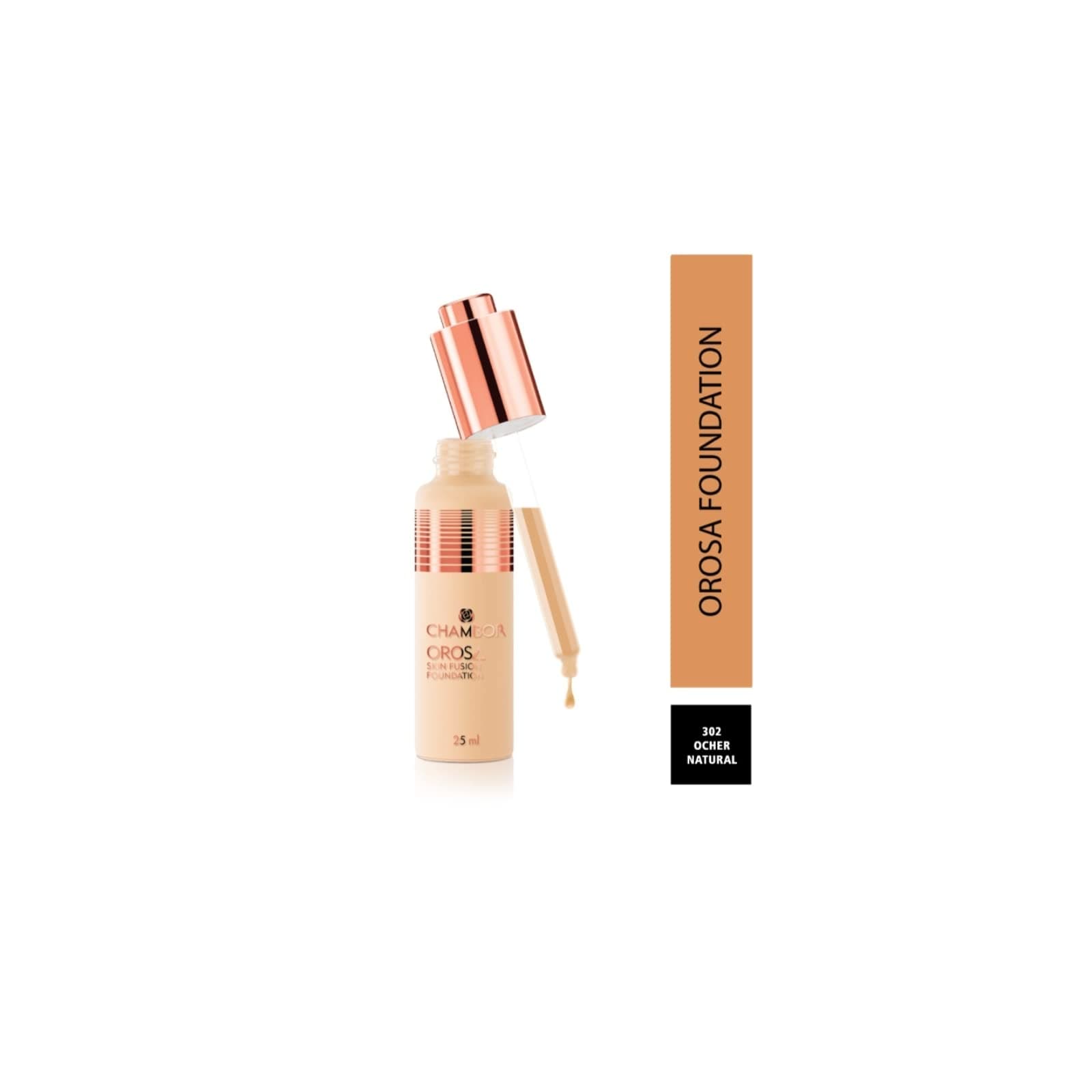 Orosa Skin Fusion Foundation - 302 Ochre Neutral (25ml)