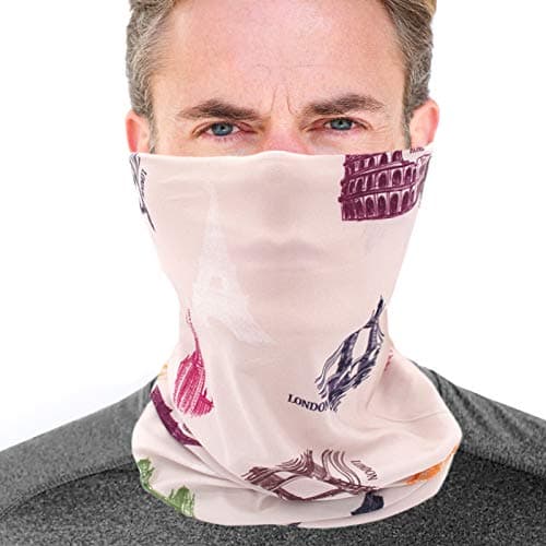 Fishing Sun Face Mask UV Protection for Men Women - Aqua Cooling Tube Neck Gaiter for Hunting Motorcycle Cycling Riding in Summer - Dust Wind Shield Fast Dry Extreme Soft Feeling Fabric Type1